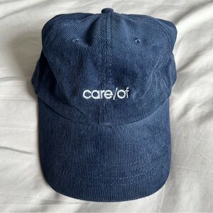 Navy Blue Corduroy Cap